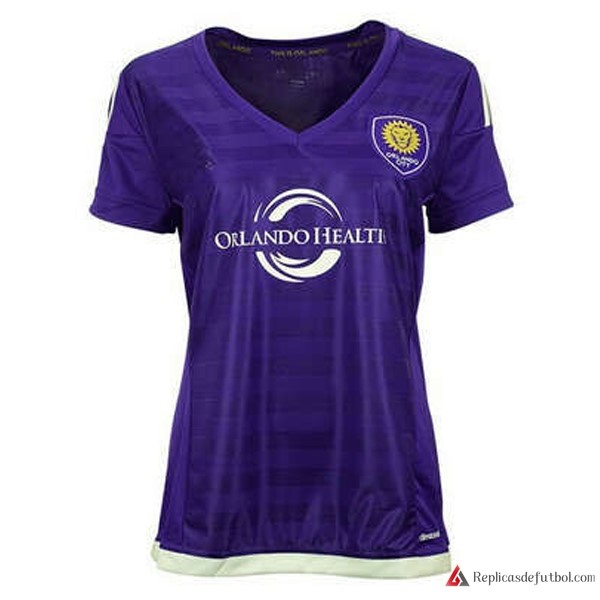 Camiseta Orlando City Mujer Primera equipación Orlando Health 2017-2018